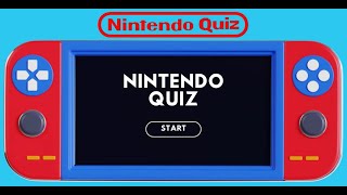 Nintendo Quiz