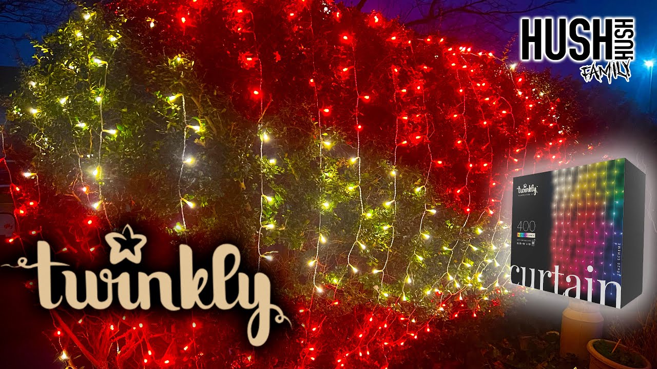 Полная распаковка и настройка Twinkly Curtain Lights