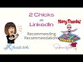 2 Chicks on LinkedIn   Video 9