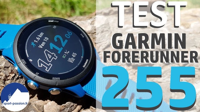 Test Garmin Forerunner 245 / 245 Music : montre GPS running