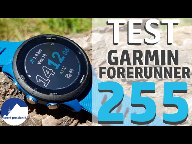 Test de la montre connectée Garmin Forerunner 255S - Tech Advisor