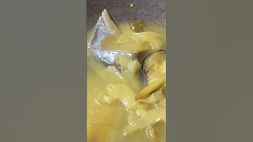 Bamboo shoots with fish boiling...