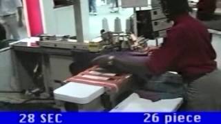 Automatic Rib Knit Cuff Setting Station - Model AP23 (Video)