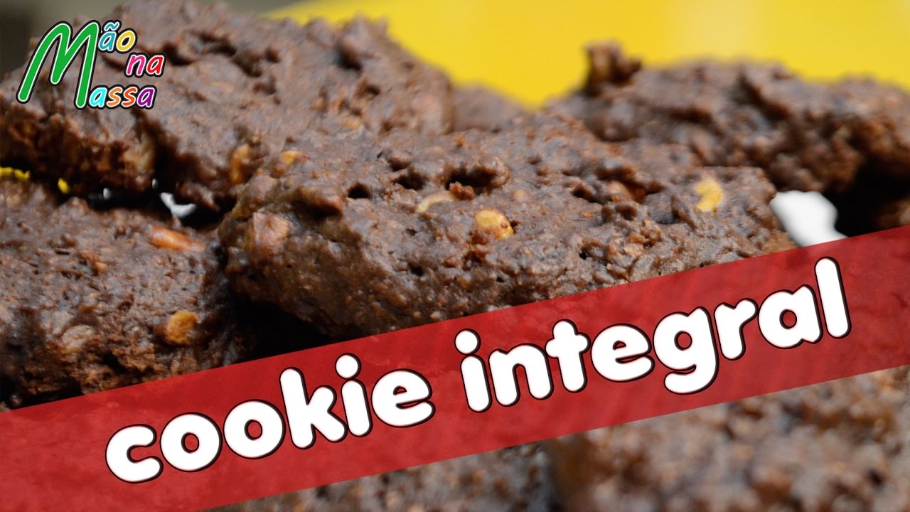 COMO FAZER COOKIE INTEGRAL