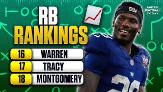 Week 9 RB TIERS! Tracy Outlook, Walker vs Charbonnet, Jeanty a Bust? & More! 2025 Fantasy Tips