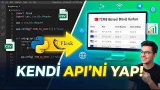 Python Flask ile Veri Çekme ve API Oluşturma (TCMB Örneği)