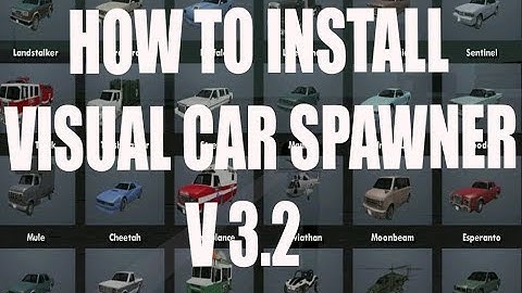 GTA San Andreas Visual Car Spawner V3.2 + Gameplay