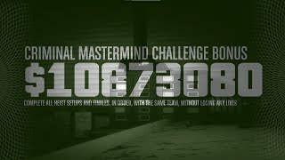 GTA Online Criminal Mastermind 4 Finales back to back