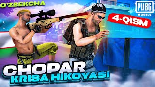 😂YANGI PUBG MOBILE PRIKOL / CHOPAR KRISA 4-QISM / O'ZBEK TILIDA SERIAL