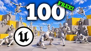 I Made 100 FREE Animations in Unreal Engine 5.8