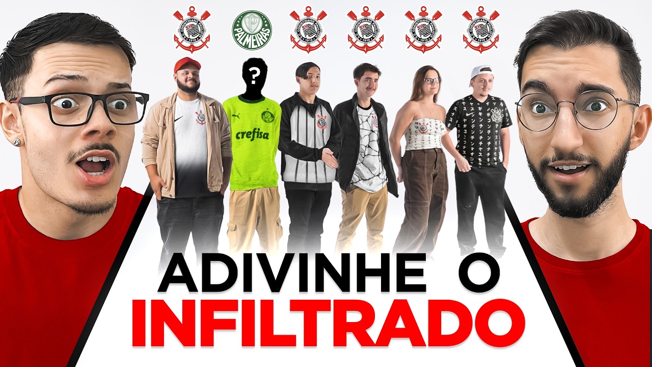 5 CORINTHIANOS vs 1 PALMEIRENSE INFILTRADO
