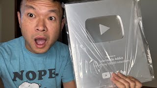 YouTube Silver Play Button Unboxing
