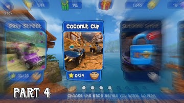 Coconut Cup Level 4, 5 & 6 | Beach Buggy Racing Gameplay Walkthrough Part 4 (iOS/Android)