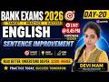 ENGLISH FOR BANK EXAM 2026-27 |EXPECTED QUESTIONS| SENTENCE IMPROVEMENT |DEVI MAM