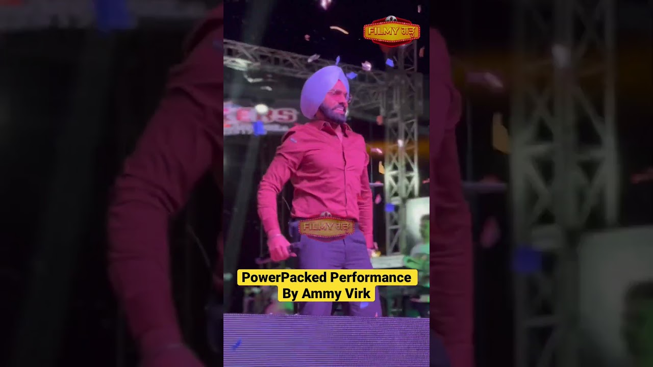 Ammy Virk Live Show Before The Release of His movie Anhi Deya Mazaak Ae🔥🔥🔥
