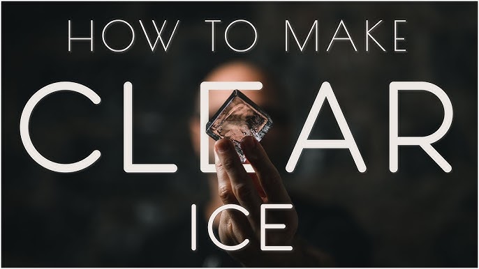 How to Make Clear Ice Cubes - Kitchen Swagger