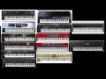 Piano Comparisons Forte,Fantom G,Juno DS,FA 08,RD 300NX,RD 800,V Piano,RD 2000,Montage,Piano 3,Stage