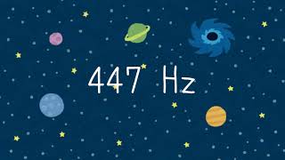 60min 447Hz Pure Tone / ε¨ζ³’ζ°447γγ«γ γγ₯γ’γγΌγ³ (60ε)