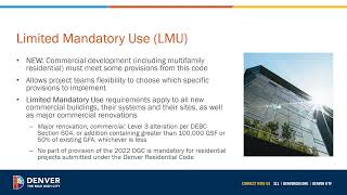 What's New in the 2022 Denver Green Code