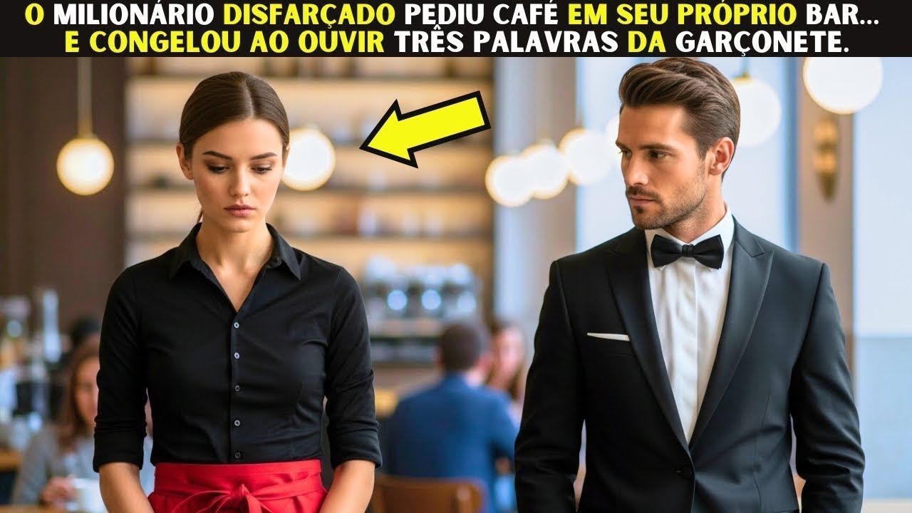 16 O Milionário disfarçado pediu café em seu próprio bar e congelou ao ouvir três palavras da garçon