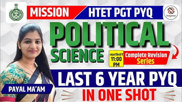 HTET PGT Political Science | Last 6 Years PYQ in One Shot | Complete Paper Analysis & Solutions