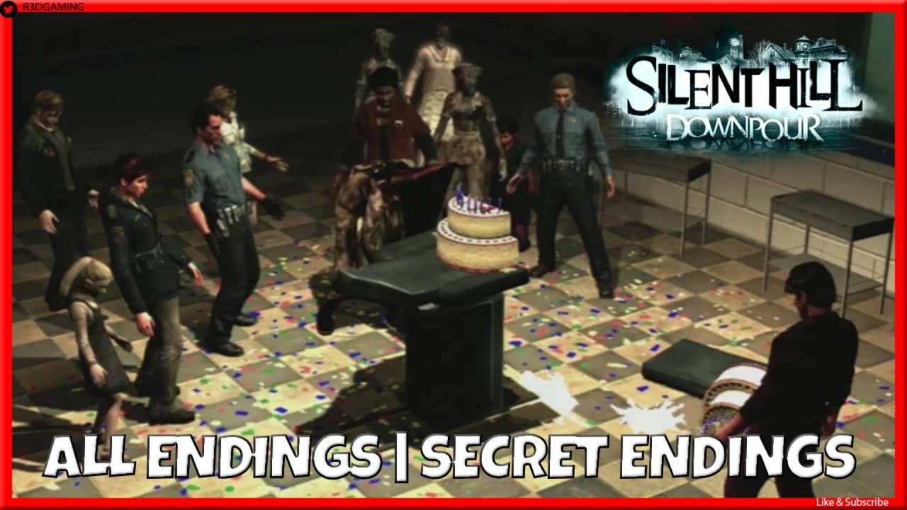 Silent Hill Downpour Official All Ending Cutscenes Movie 6 Hd Endings Youtube
