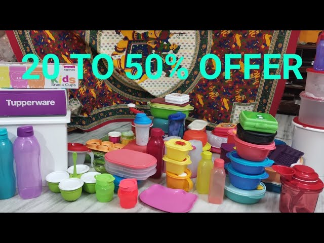 20 to 50% offer on tupperware products/Dont miss to avail this offer 