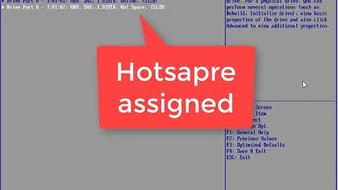 How to configure RAID 1 with hot spare for FUJITSU PRIMERGY RX2540 M5