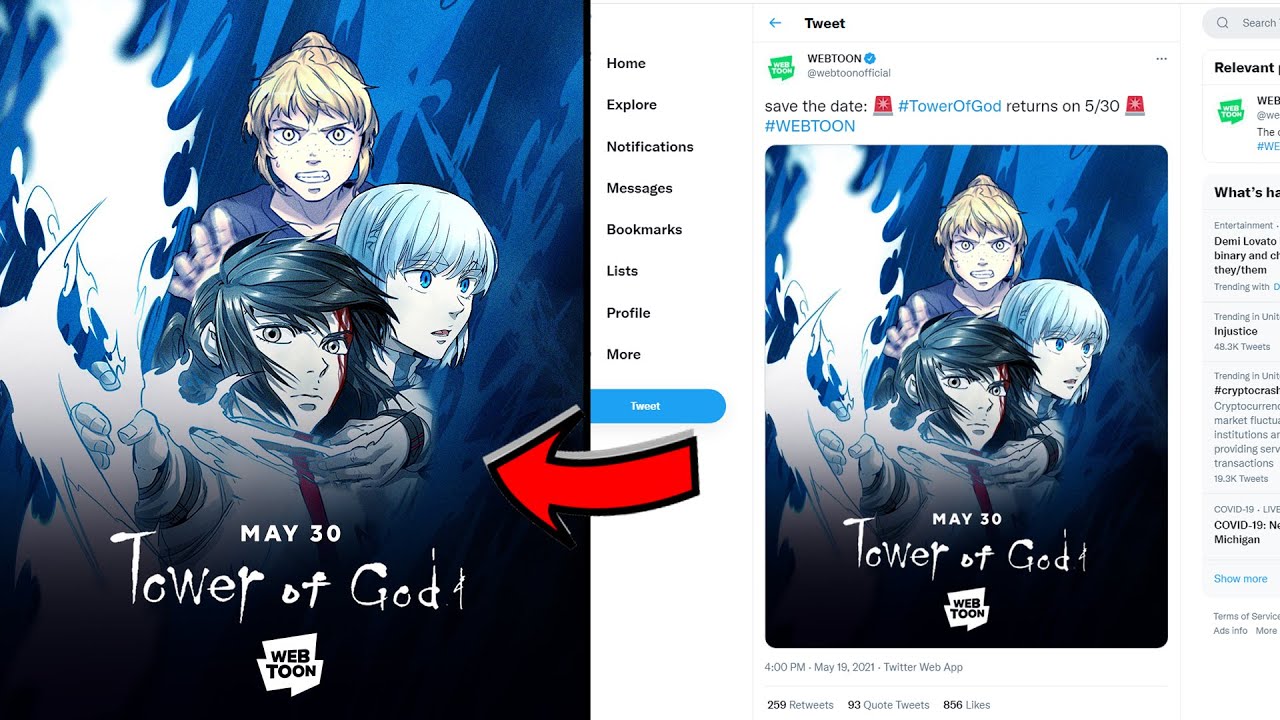 TOWER OF GOD OFFICIAL ENGLISH RELEASE DATE!! Tower of God WEBTOON