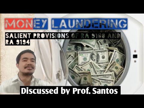 Video: Ano ang nagagawa ng money laundering?