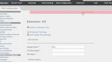 Adding SIP Extension
