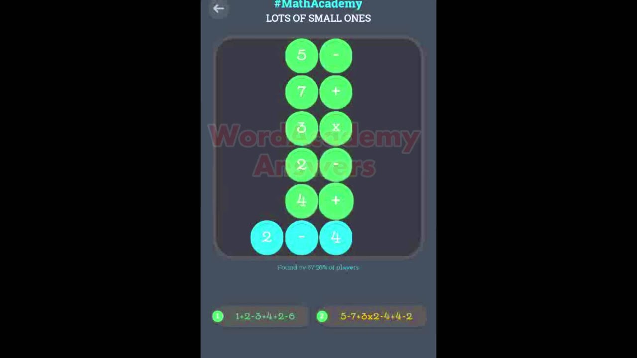 Math Academy Lots Of Small Ones Answers YouTube Math academy lots of small ones answers youtube