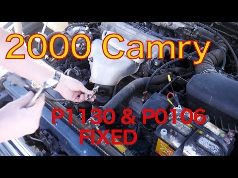 2000 Toyota Camry P1130 and P0106 Diagnose and Resolve - Easy Fix
