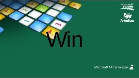 Microsoft Minesweeper; Win