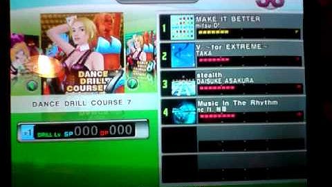 DDR X2 - DP DANCE DRILL COURSE 1~10
