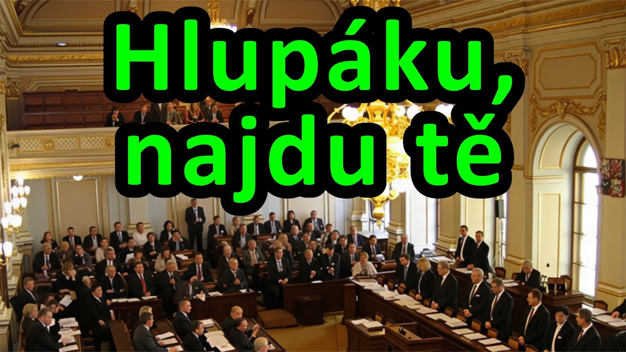 Hlupáku, najdu tě 🎵🎵 Politická taškařice