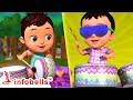 குட்டிப்  பாப்பாவும் சிட்டியும் - Drums போட்டி | Tamil Rhymes and Cartoon Video | Infobells