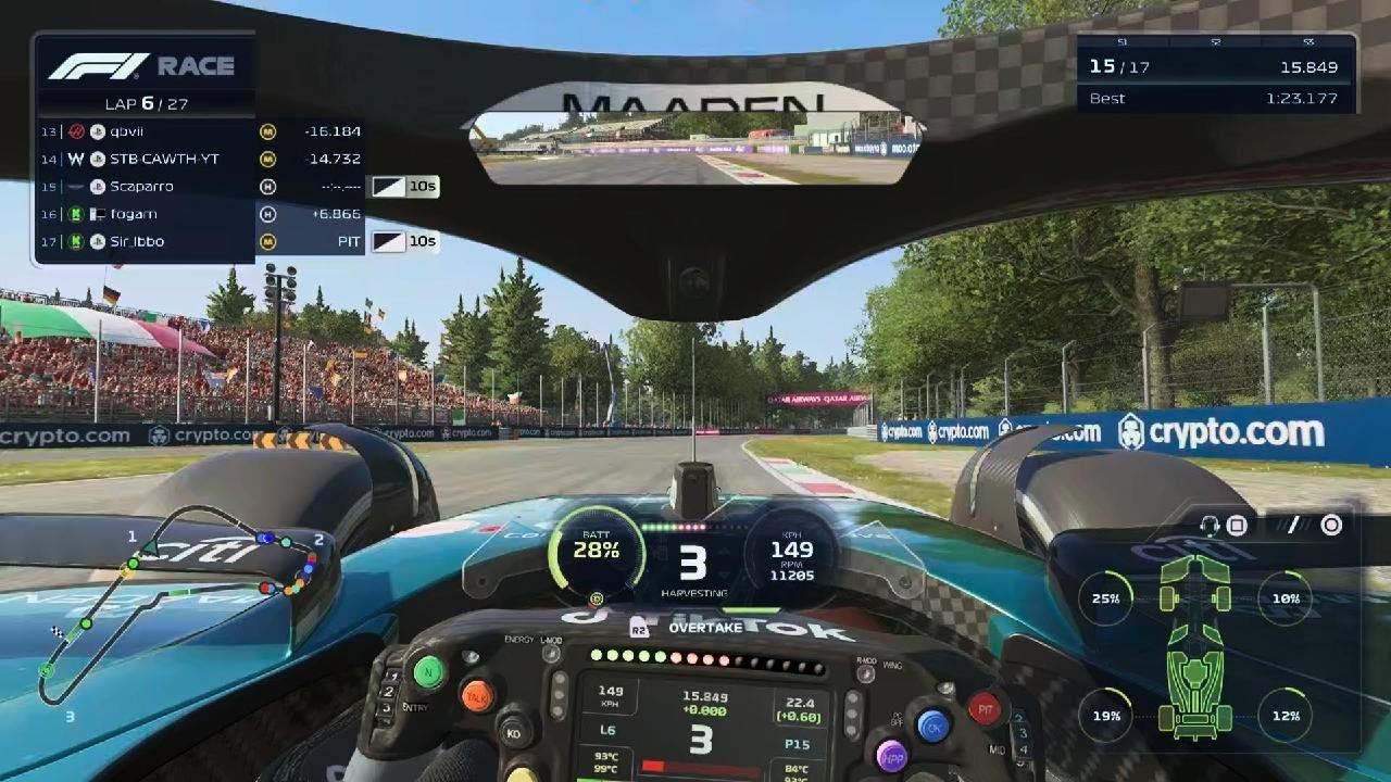 PRL Cockpit cam league Monza