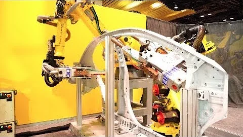 Robotic Spot Welding of An Automotive Body Side – FANUC America