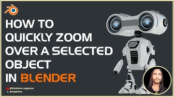 Blender Tip: How to quickly zoom over a selected object