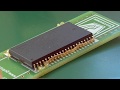 Lutowanie SOP44 SMD Am29F200 - nagranie z mikroskopu Andonstar ADSM201