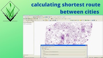GRASS: calculating shortest route between cities