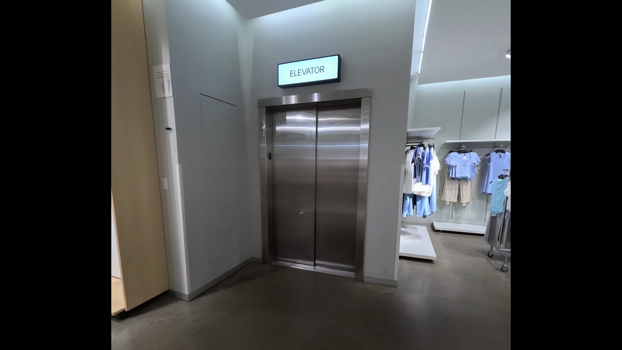 Schindler 330A Hydraulic Elevator at H&M Denver Pavilions in Downtown Denver, CO