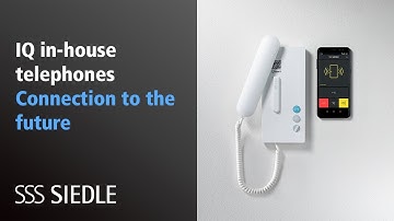 Siedle IQ in-house telephones: Connection to the future