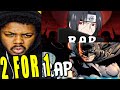 RUSTAGE 2 FOR 1 | BATMAN RAP + ITACHI RAP REACTION