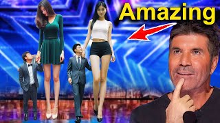 Amazing! Couple talent excites judges with Giant love wins Golden Buzzer | America's Got Talent 2024