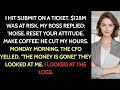 Boss Cut My Hours After I Flagged the Error—$128M Vanished by Monday