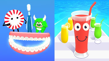 Teeth Shield VS Juice Run - Gameplay Walkthrough - All Levels IOS, Android (Ep- 9)