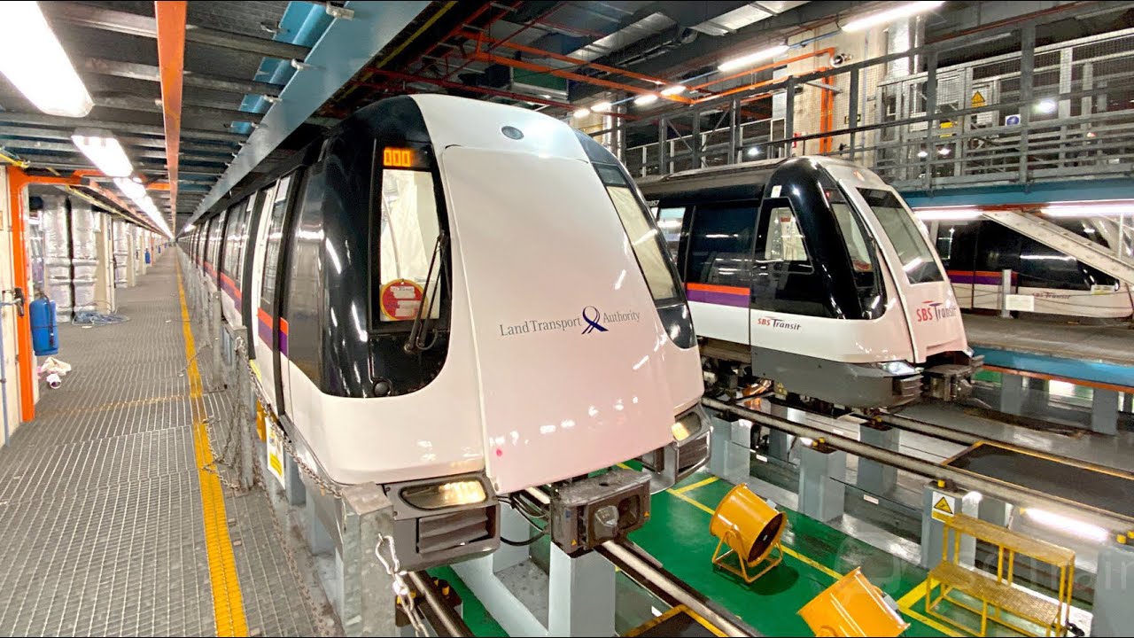 SBS Transit Alstom Metropolis C751A [Set 7013/7014] ride from (NE6/NS24 ...