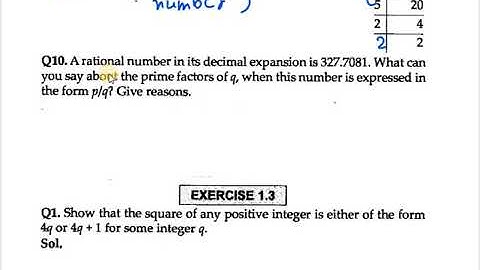 Ex 1.2 Q9,10 NCERT Exemplar Class 10|| Real Numbers